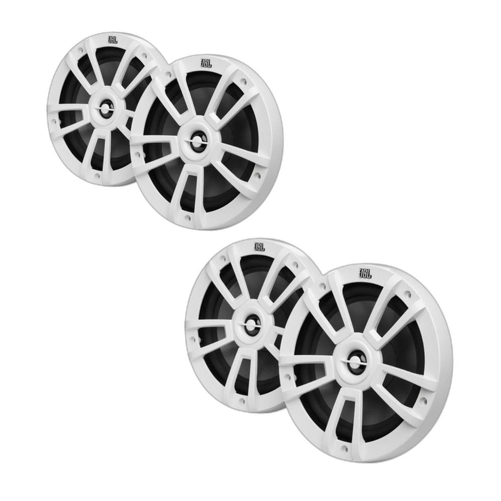 2 Pares Alto-Falantes Marítimo 2 vias 8 Pol JBL Stage Marine 125W RMS 4 Ohms - Branco