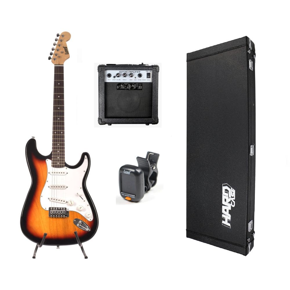 Kit Guitarra Land Sunburst+ Case + Cubo + Afinador
