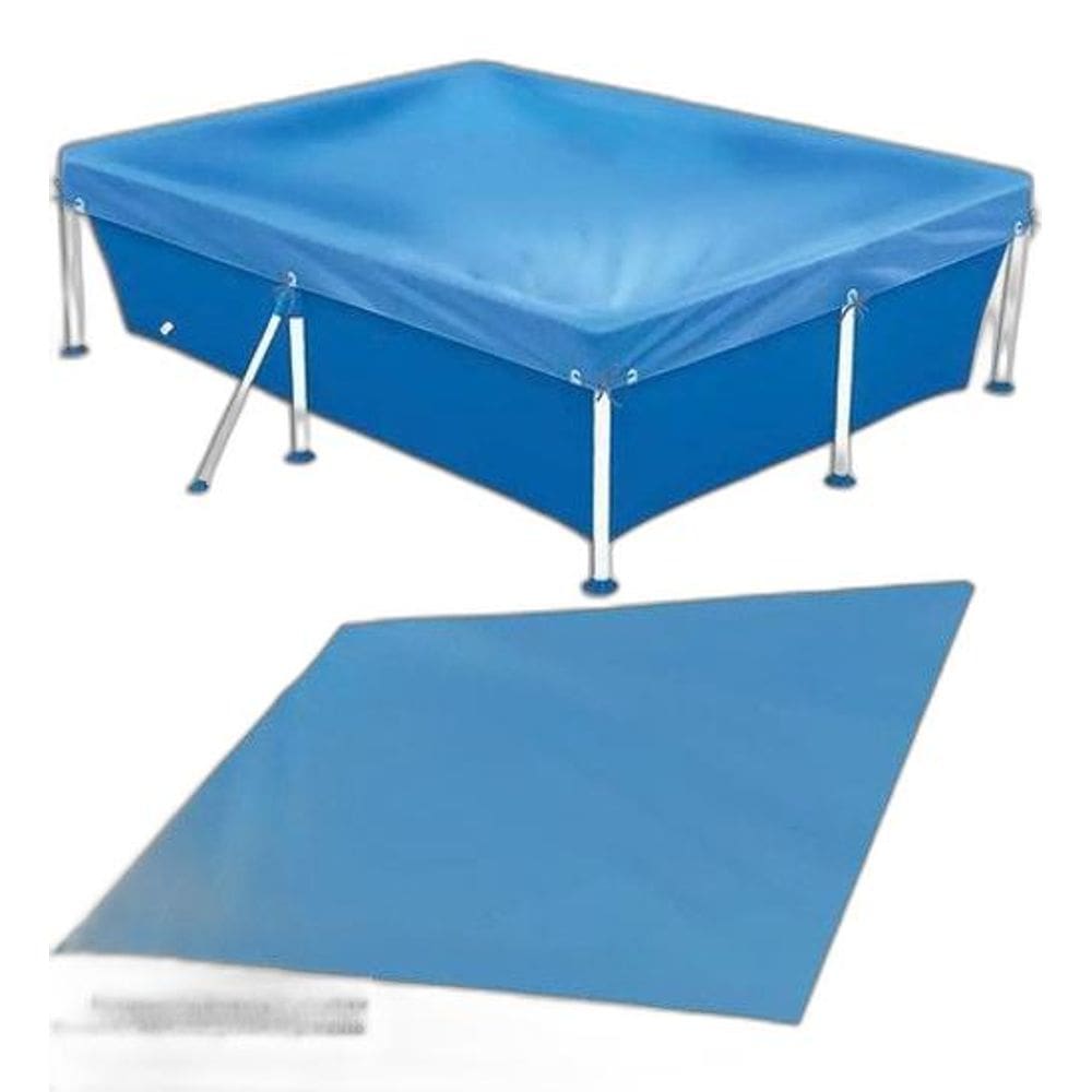 Capa Para Piscina Premium 2500 Litros + Forro De Proteção