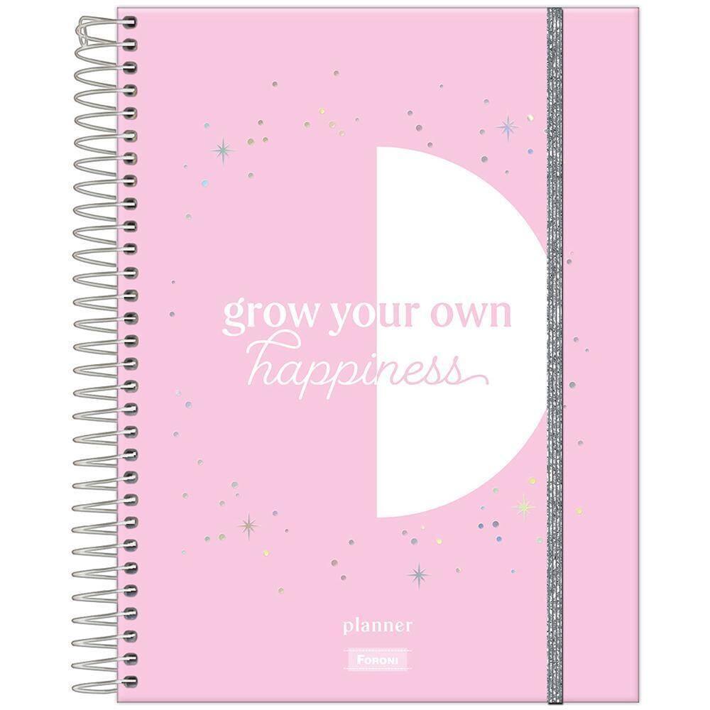Planner 2025 Semanal Esp Fluor Mix Soft Rosa Foroni