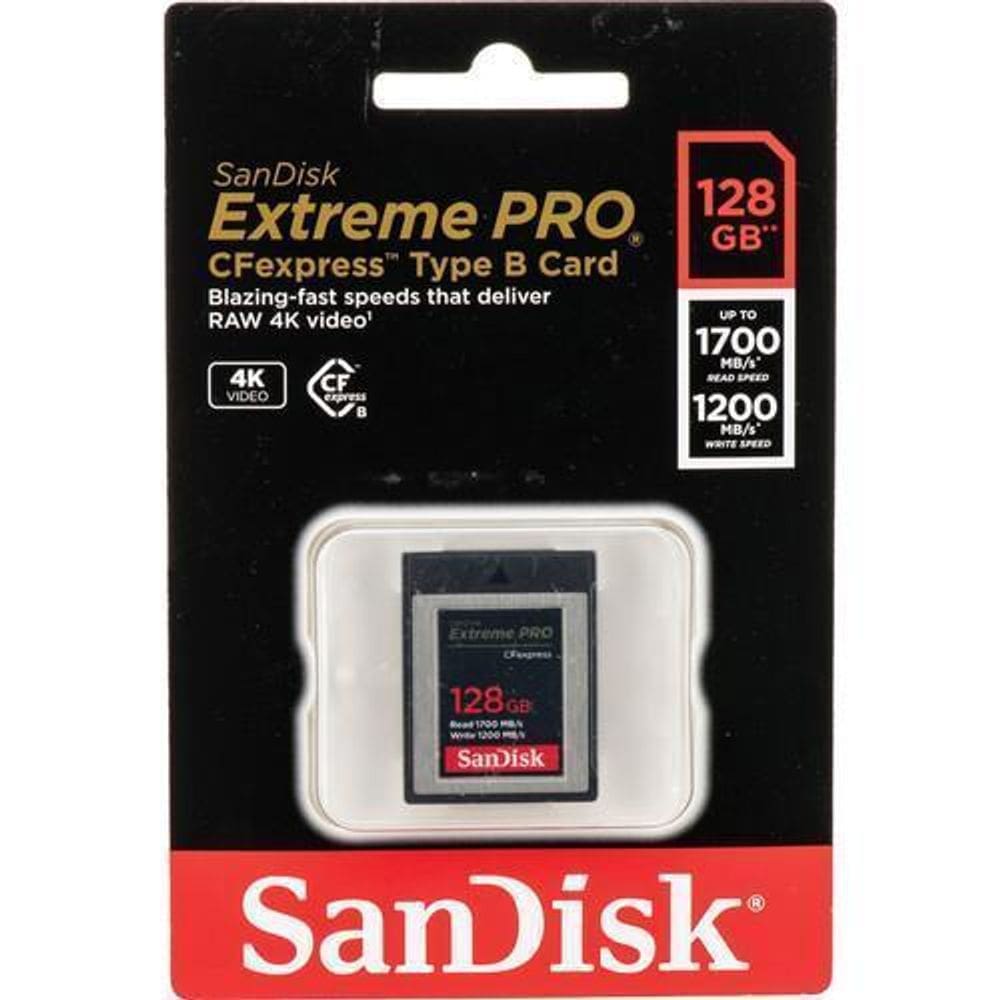 Cartão Memória Cfexpress 128Gb Extreme Pro Type B
