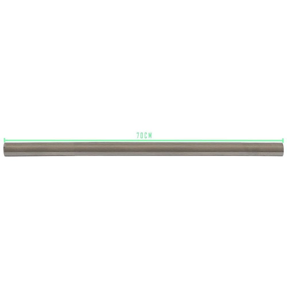 Kit Varão De Inox + Suporte Individual Elevação De Grelha