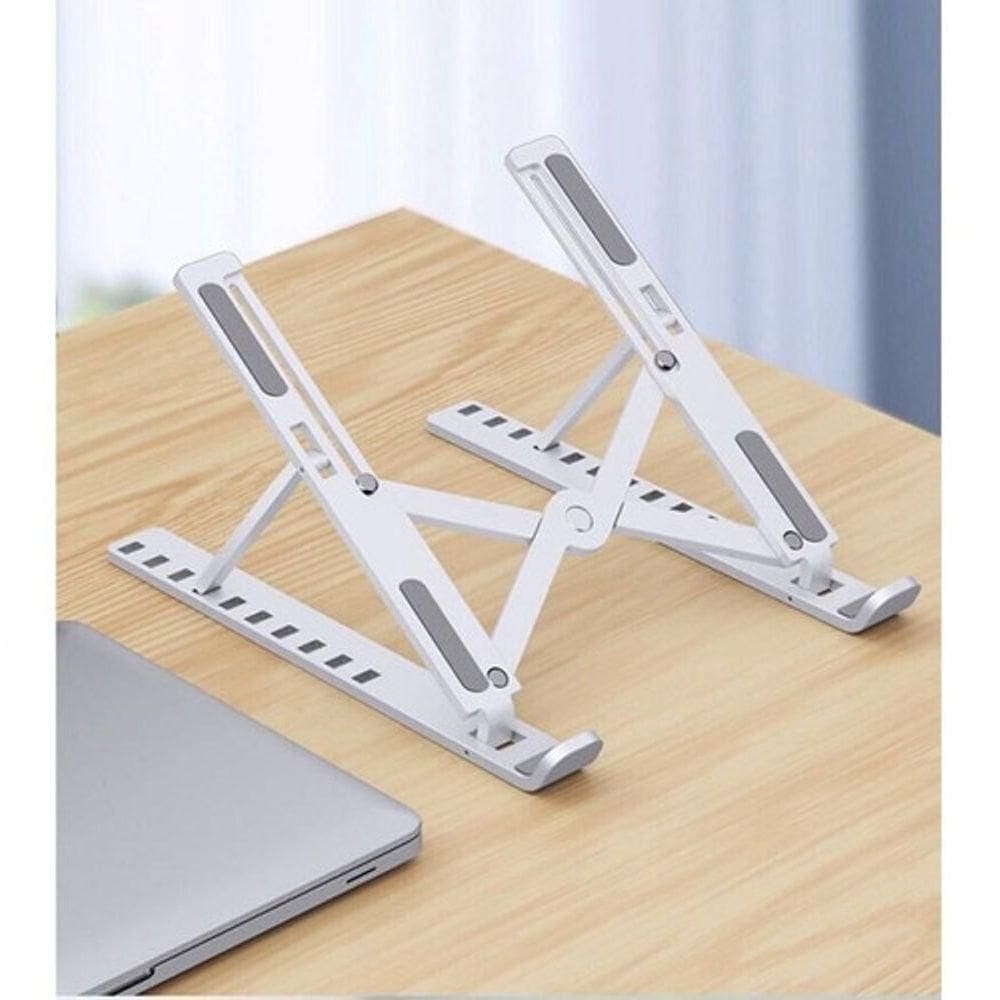 Suporte Para Notebook Alumínio Dobrável Ergonômico Ajustável