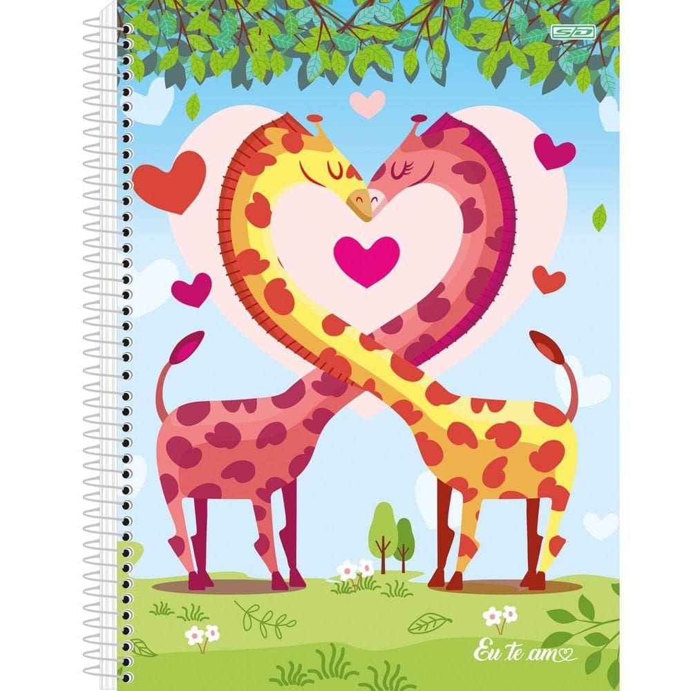Caderno Univ. 1Mat. 80Fls Eu Te Amo 233136 Capa4-SãoDomingos
