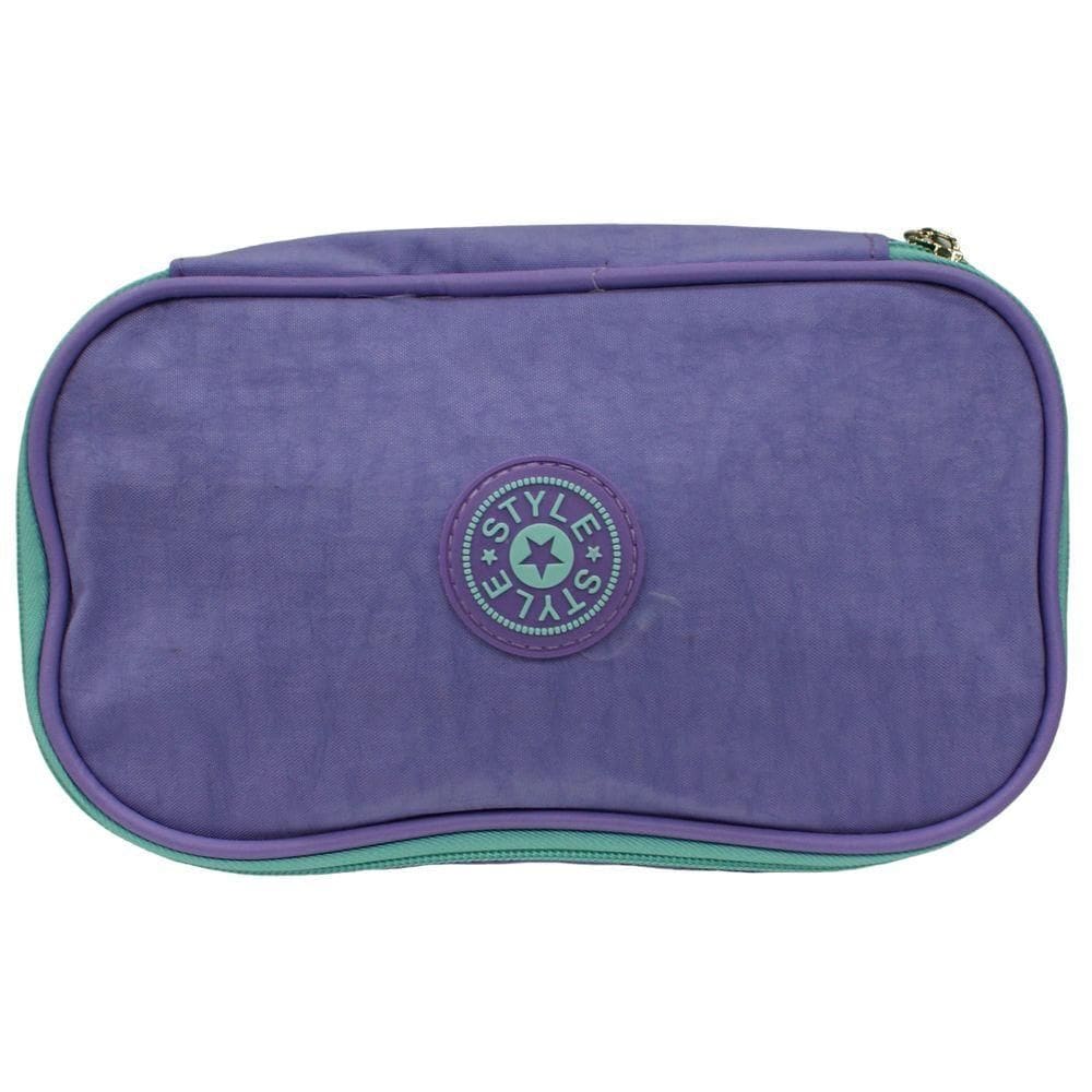 Estojo Multiuso c/ Ziper Style 2443850 Roxo - Quanhe