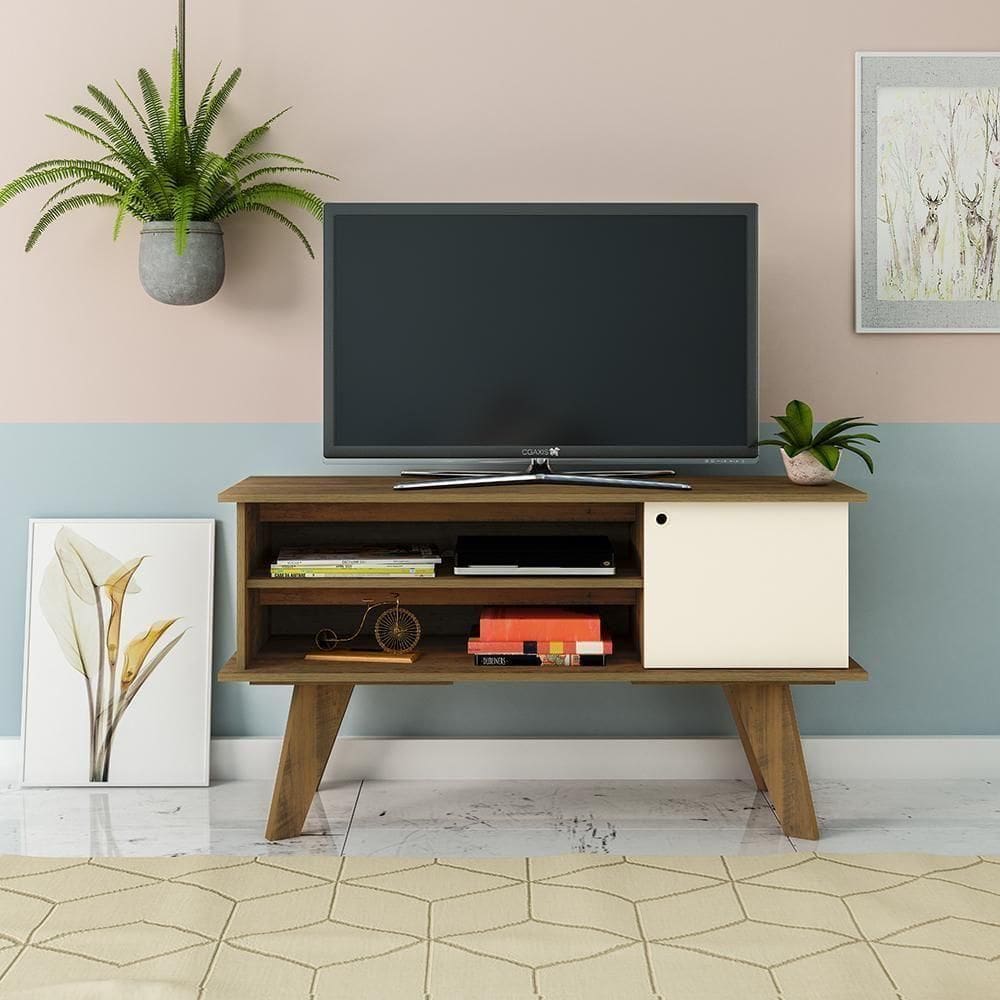Rack Para Tvs 50 Polegadas Belém Pinho Off White