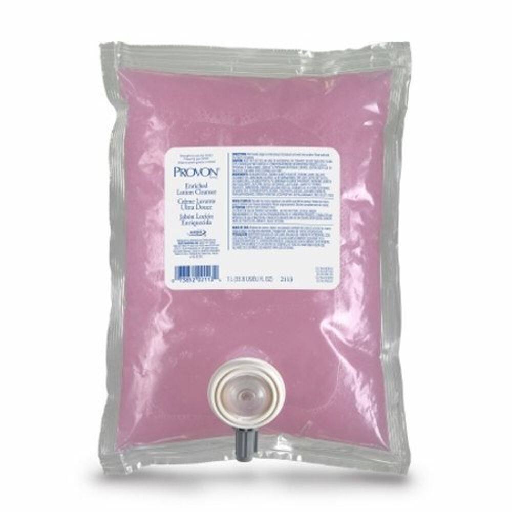 Saco de recarga dispensador de loção de 1.000 ml de sabonete PROVON perfume floral 1 cada por Gojo (pacote com 4)