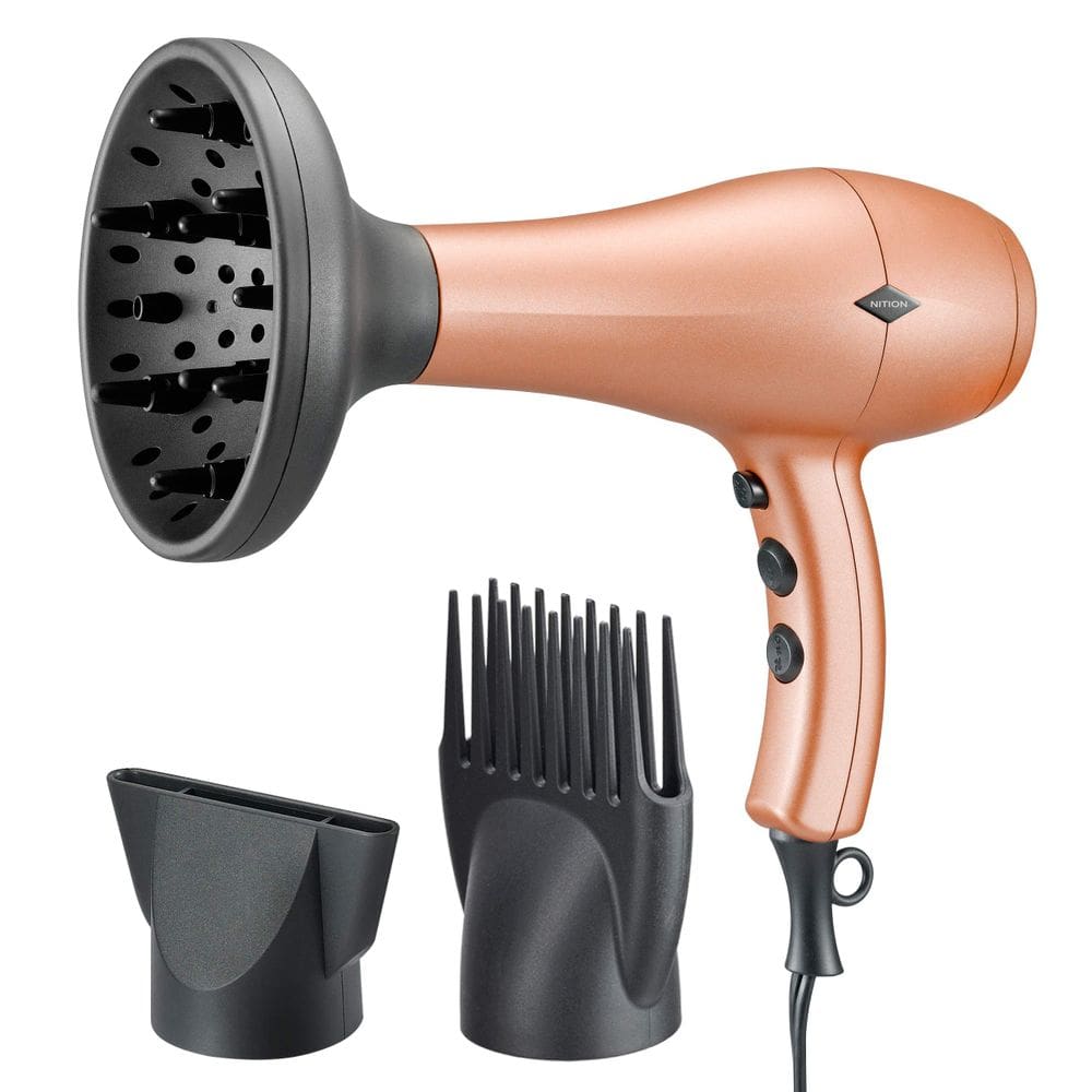 Secador de cabelo NITION Negative Ions Ceramic 1875W 2 Speed 3 Heat