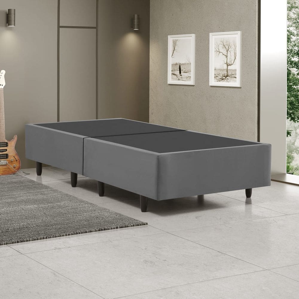 Base Box Dobrável Solteiro para Colchão 88x188cm Compacto