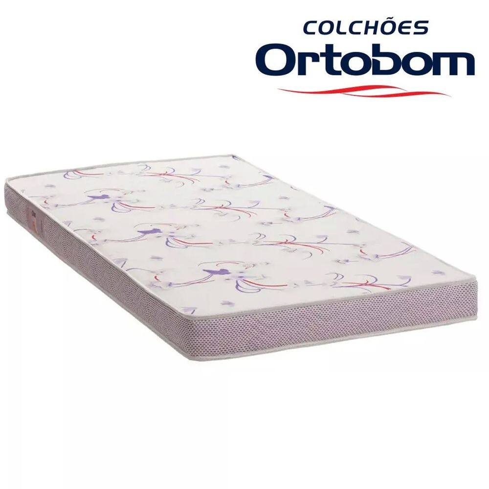 Colchão 78 Solteiro Physical Resistente Liso 78x188X12 - Ortobom