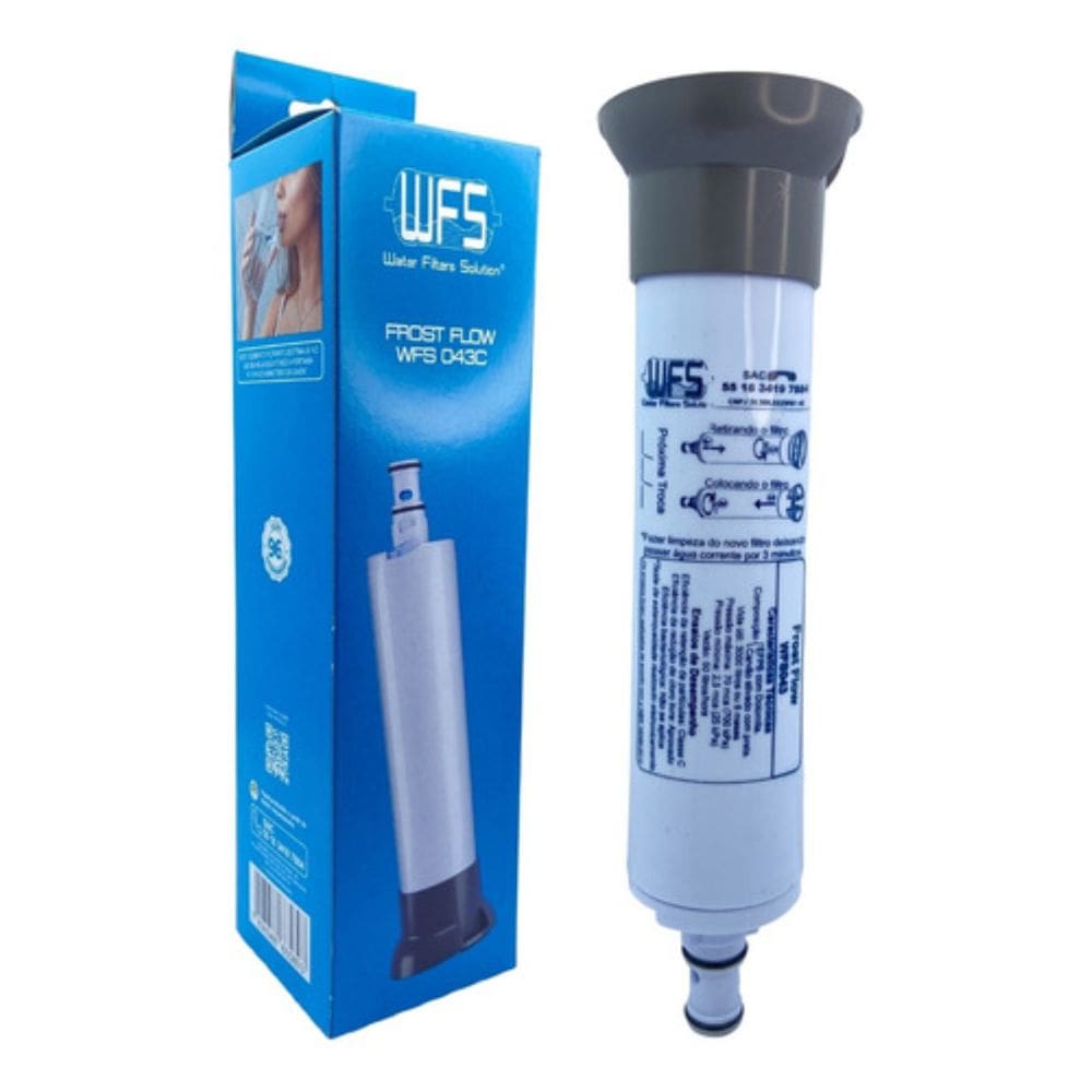 Filtro De Agua Com Tampa Cinza Para Purif. Consul C1X08AXONA