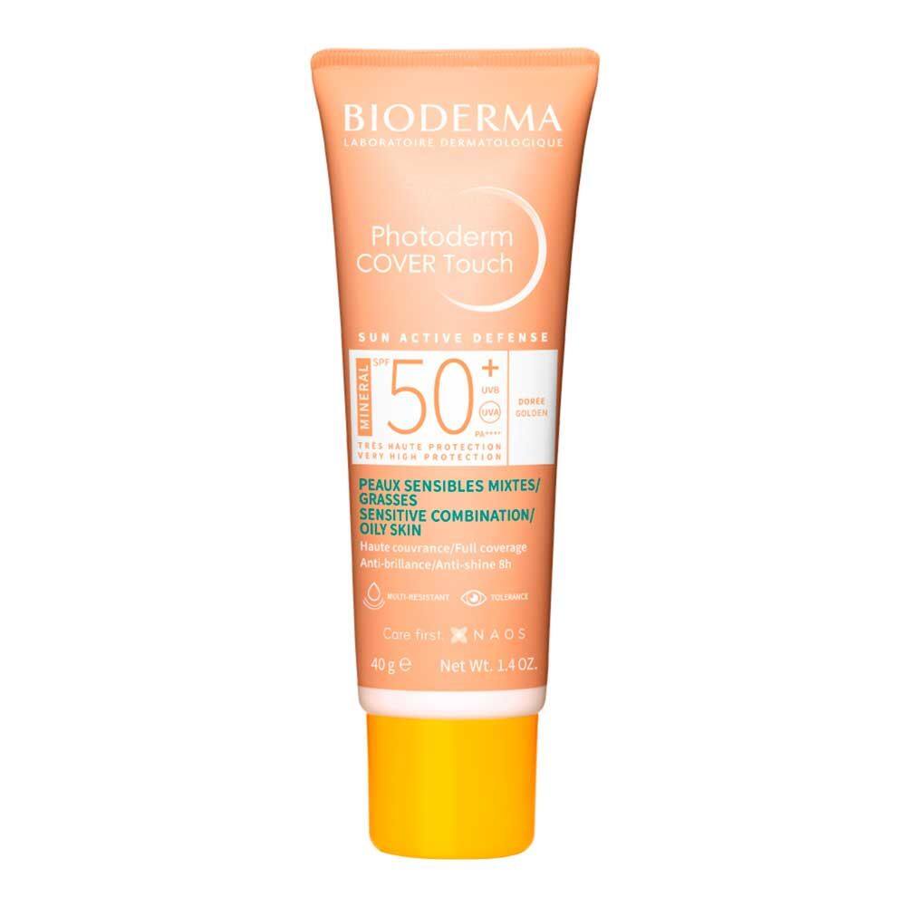 Bioderma Photoderm Cover Touch Mineral FPS 50+ Cor 3.0 Protetor Solar com Cobertura Total 40g