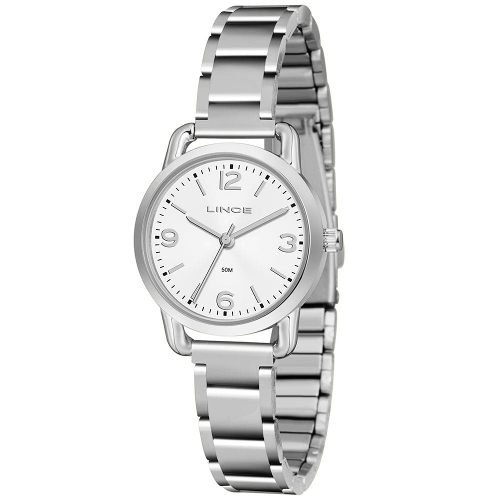 Relogio Feminino Lince Prata Fundo Prata Fosco LRMJ071L B2SX