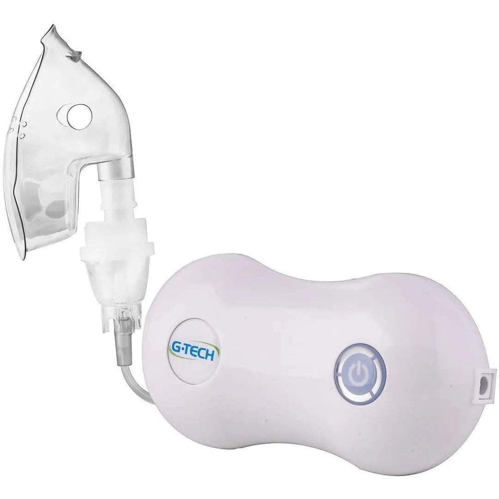Aparelho Portátil Inalador Nebulizador Compressor Ultrassônico Bivolt Silencioso Infantil E Adulto Compact DC2