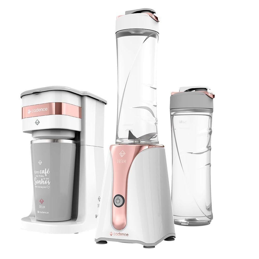 Kit Cadence Dream Rosé GoldBlender E Cafeteira 110V