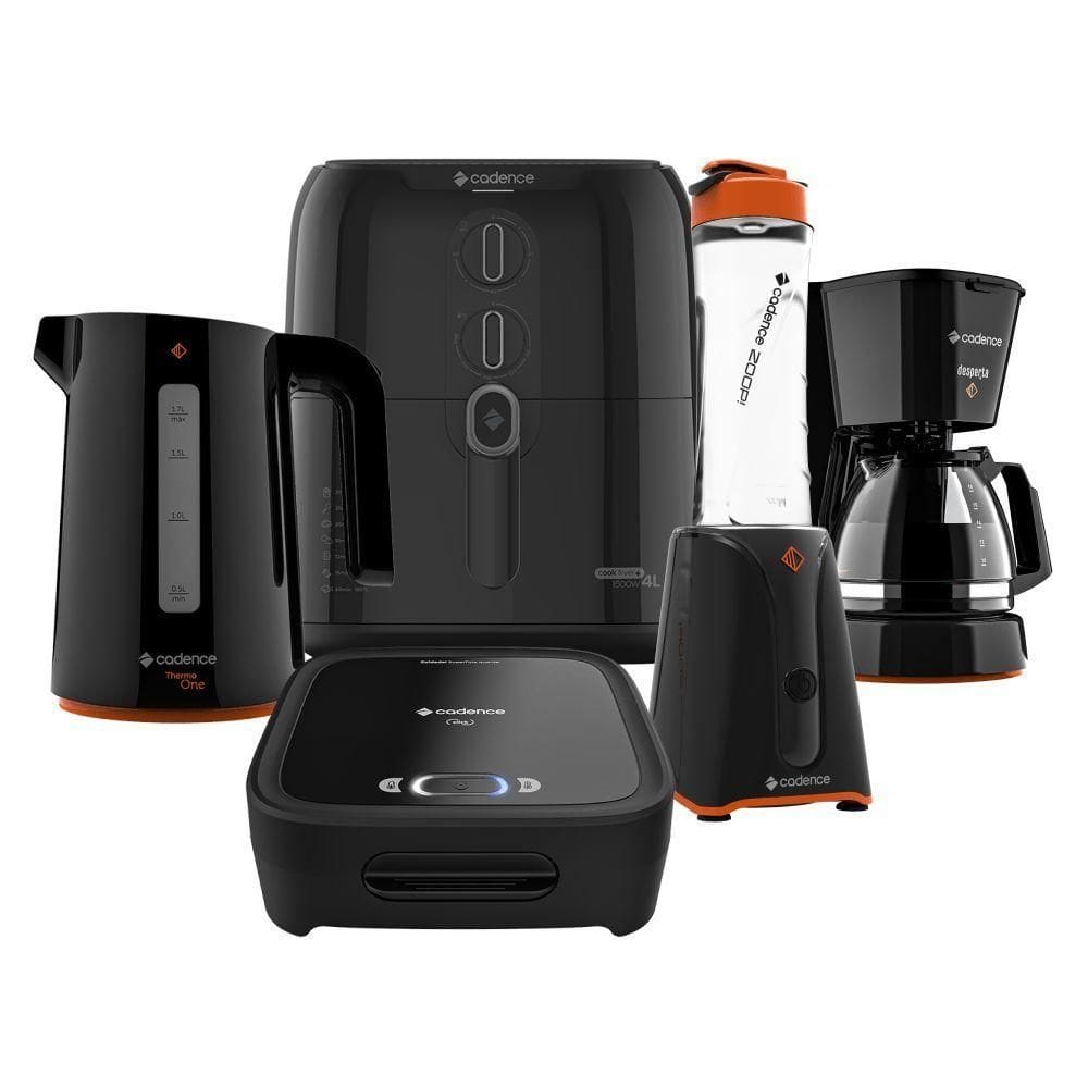 Kit Cozinha Completa Cadence Black III 110V