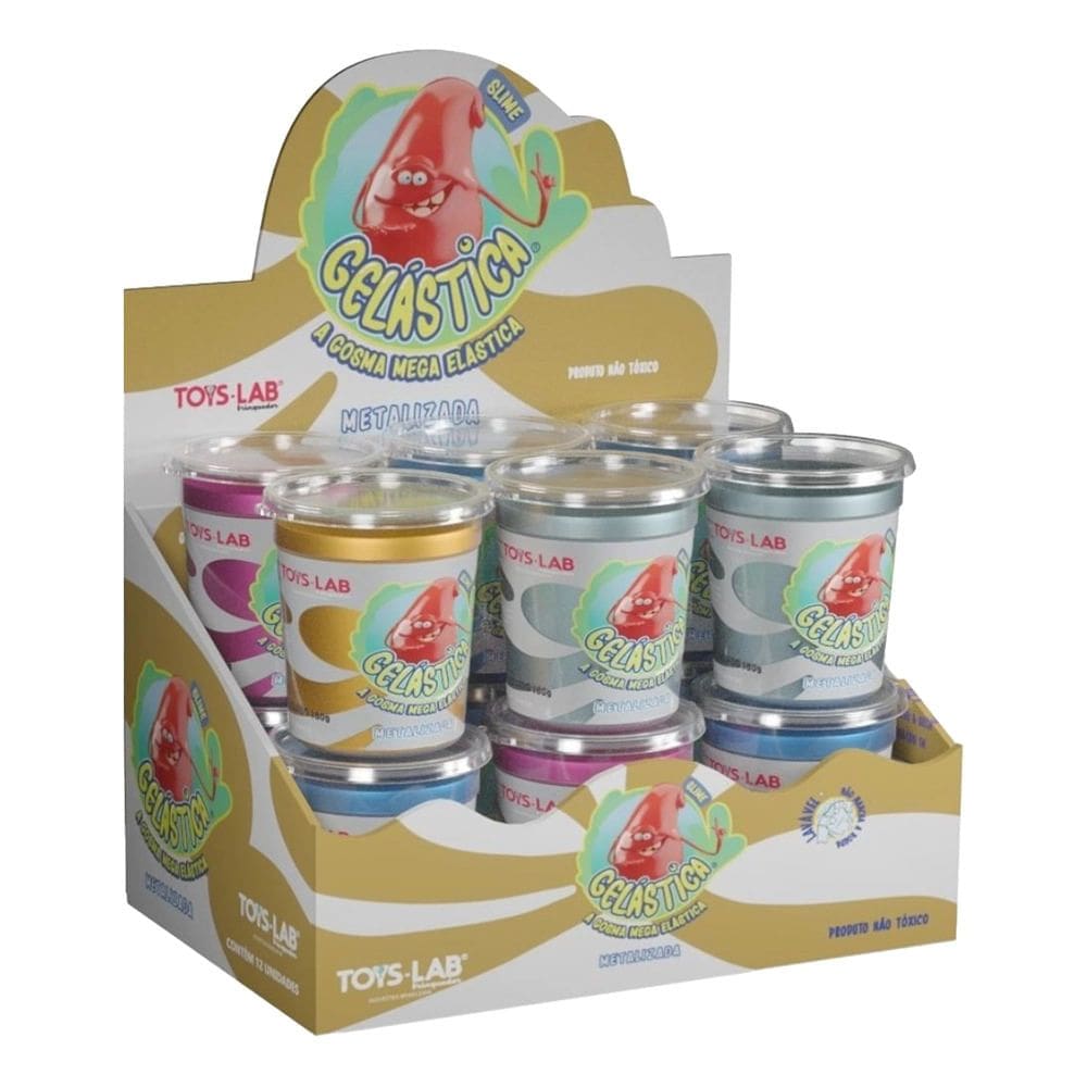 Slime Gelástica Toys Lab Metalizada - Item Variado