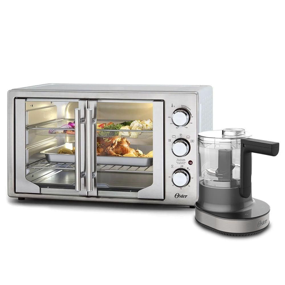 Kit Forno e Fryer French Door E Processador Oster Up & Down 220V
