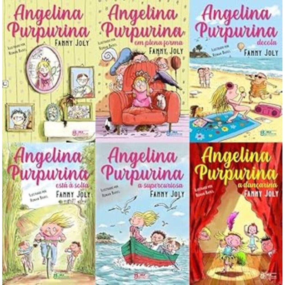 Angelina Purpurina Kit 6 Volumes - Parte 1