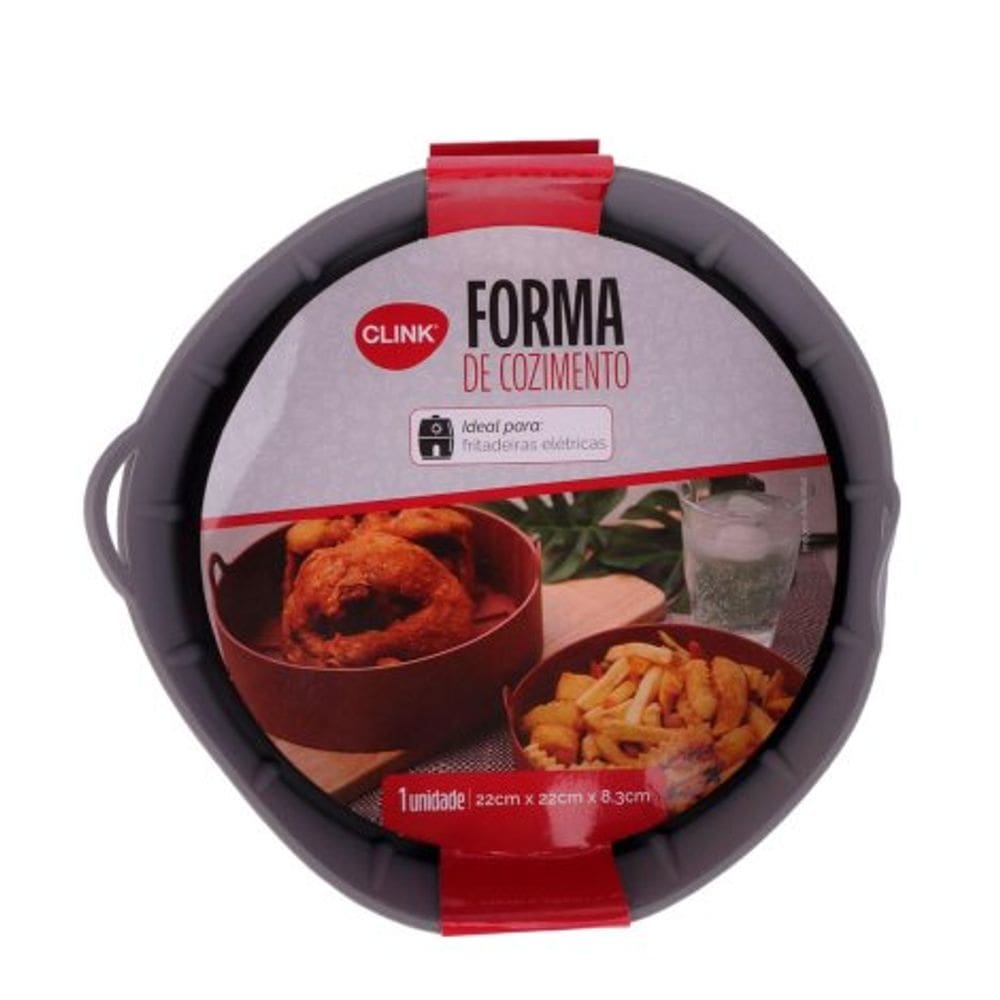 Forma de Silicone Fritadeira Eletrica 22cm Redonda