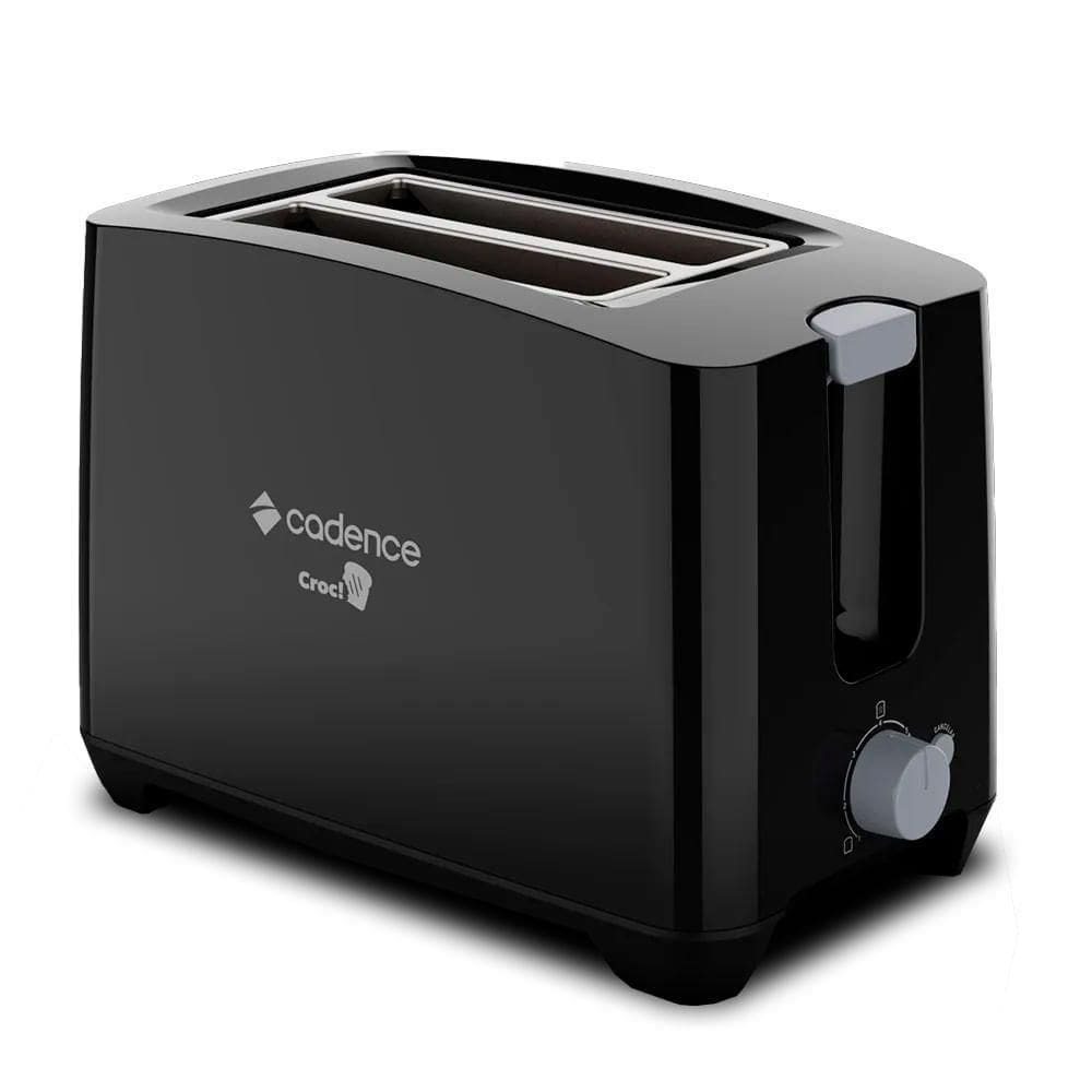 Torradeira Preta Croc! Cadence 220V