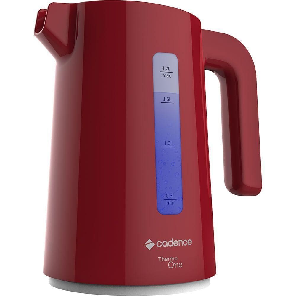 Chaleira Elétrica Cadence Thermo One Colors 1,7LVermelha 220V