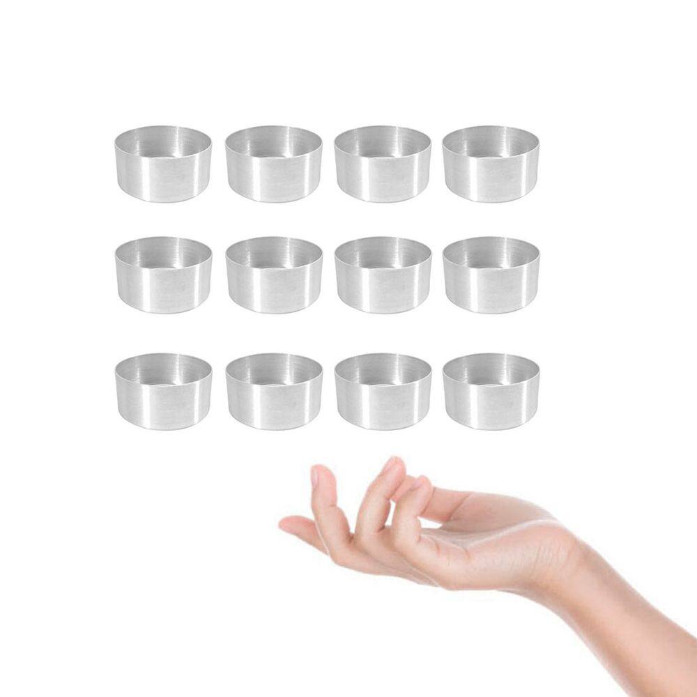 Forma Mini Bolo Aluminio Forminha Copinho 4cm Kit 12un