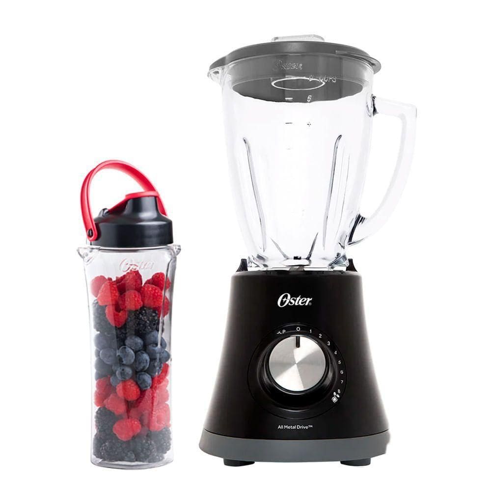 Kit Oster Super Chef Liquidificador E Jarra Blend N Go Preto 220V
