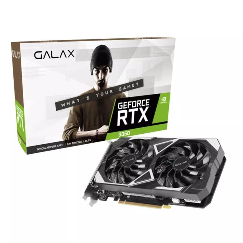 Placa de vídeo Galax GeForce RTX 3050 EX 2X, 6GB GDDR6, 35NRLDHP90DV