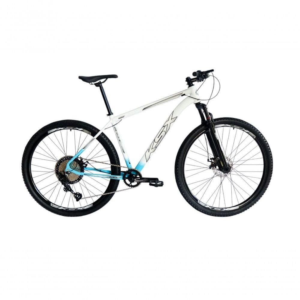 Bicicleta Aro 29 Ksx Sd7 12v Garfo Com Trava K7 11/50 Freios Hidráulicos Kit 1x12 - Azul Pantone/branco Tam. 17