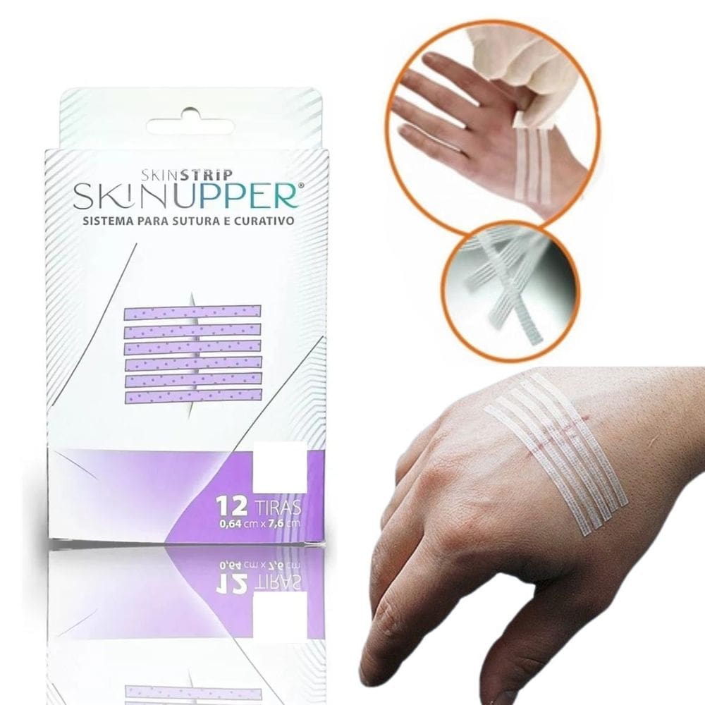 Ponto Falso Curativo Skinupper 12 Tiras