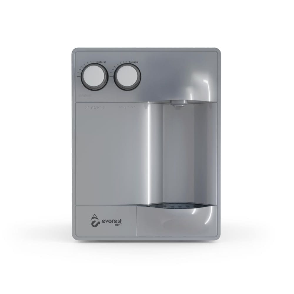 Purificador de Água Refrigerado Por Compressor Everest Slim Prata