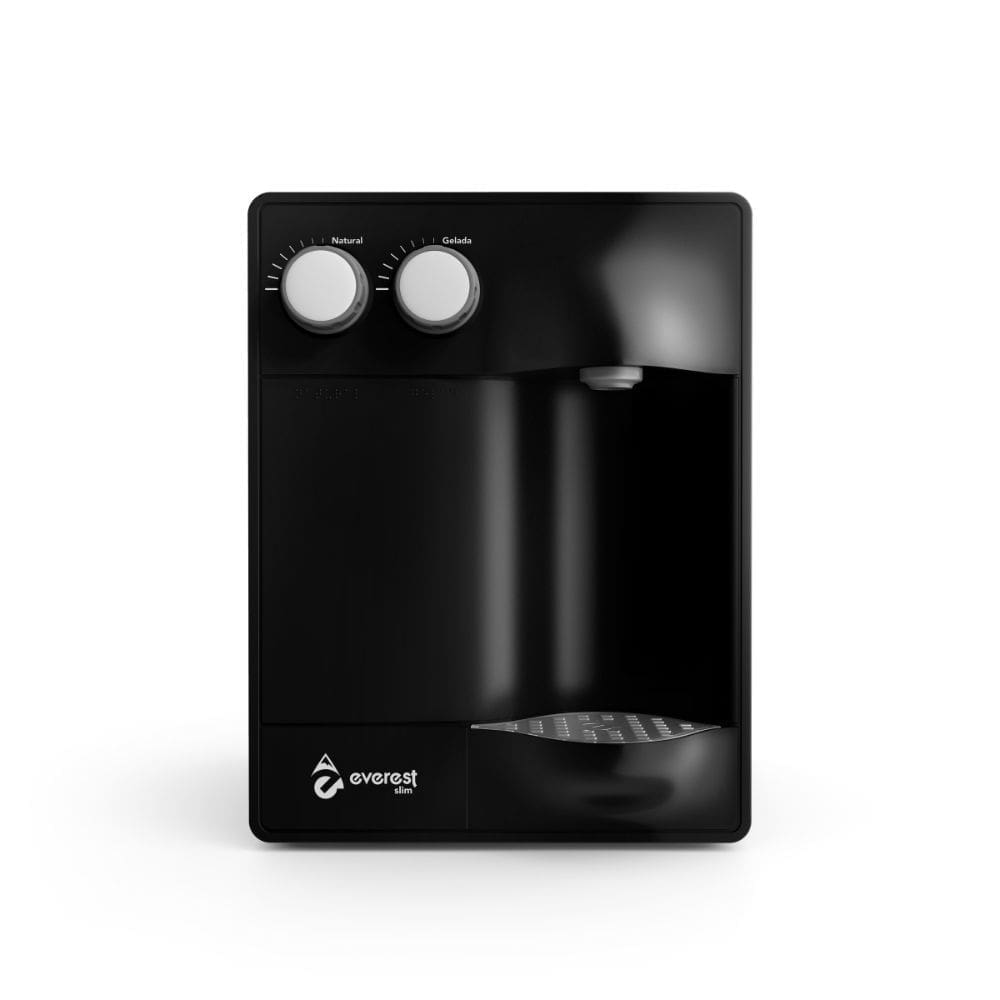 Purificador de Água Refrigerado Por Compressor Everest Slim Preto