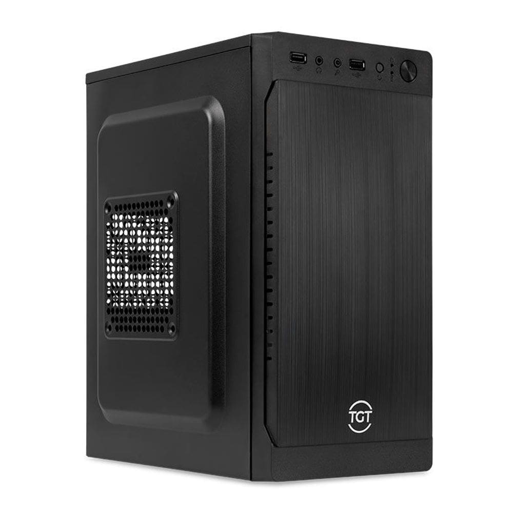 Gabinete Office TGT B120 S/Fan S/Fonte Mini-Torre 2x USB Preto - TGT-B120-PR01