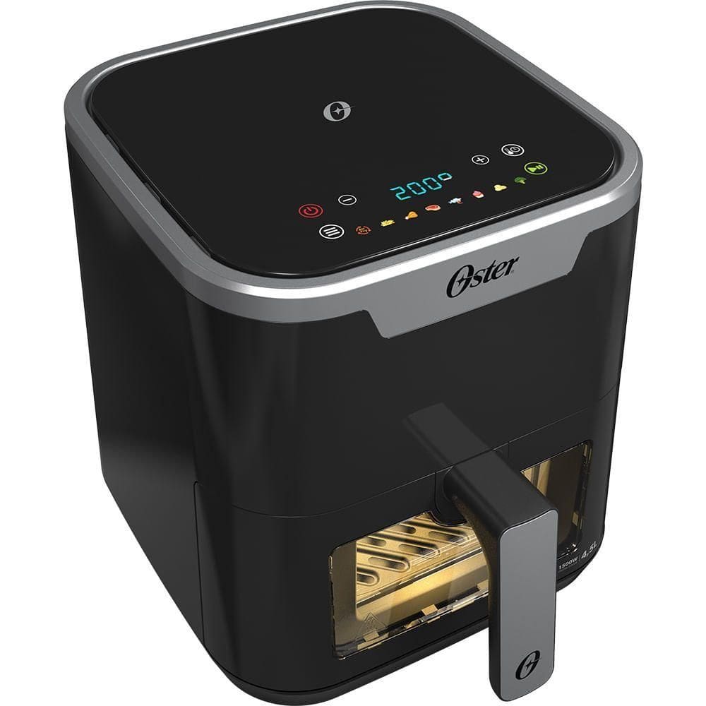 Fritadeira Oster Digital Touch 4,5L Com Visor Transparente 110V