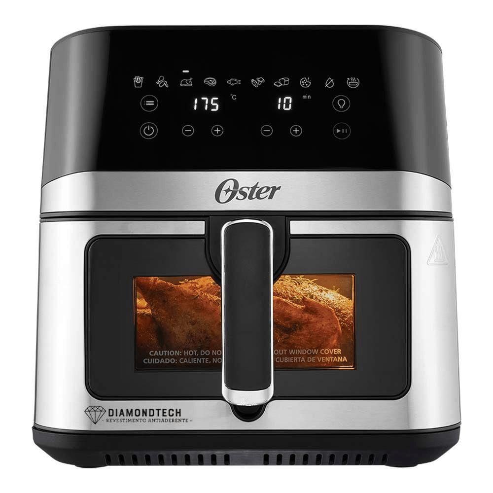 Fritadeira Oster Inox Diamondtech 7,5L Com Visor Transparente 220V