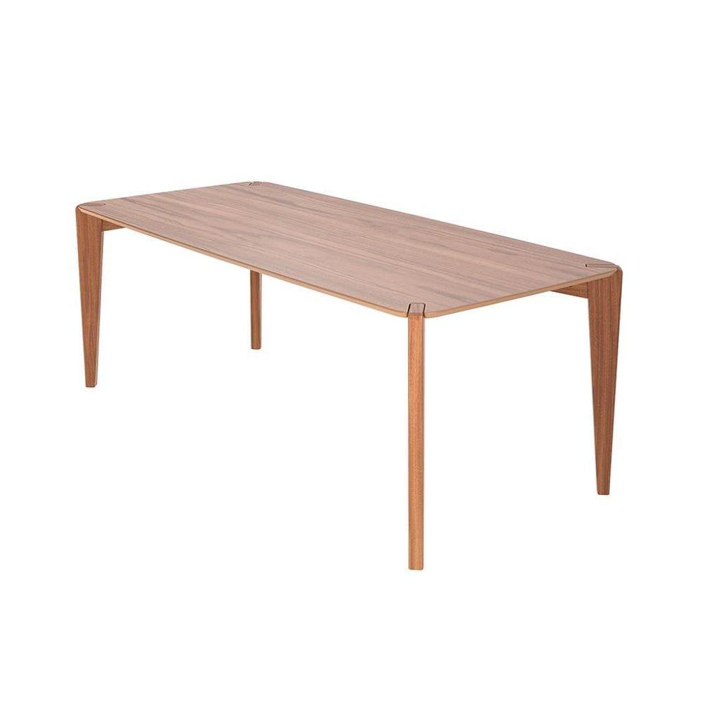 Mesa de Jantar Retangular com Tampo de MDF Canela Harmony Natural 219 cm