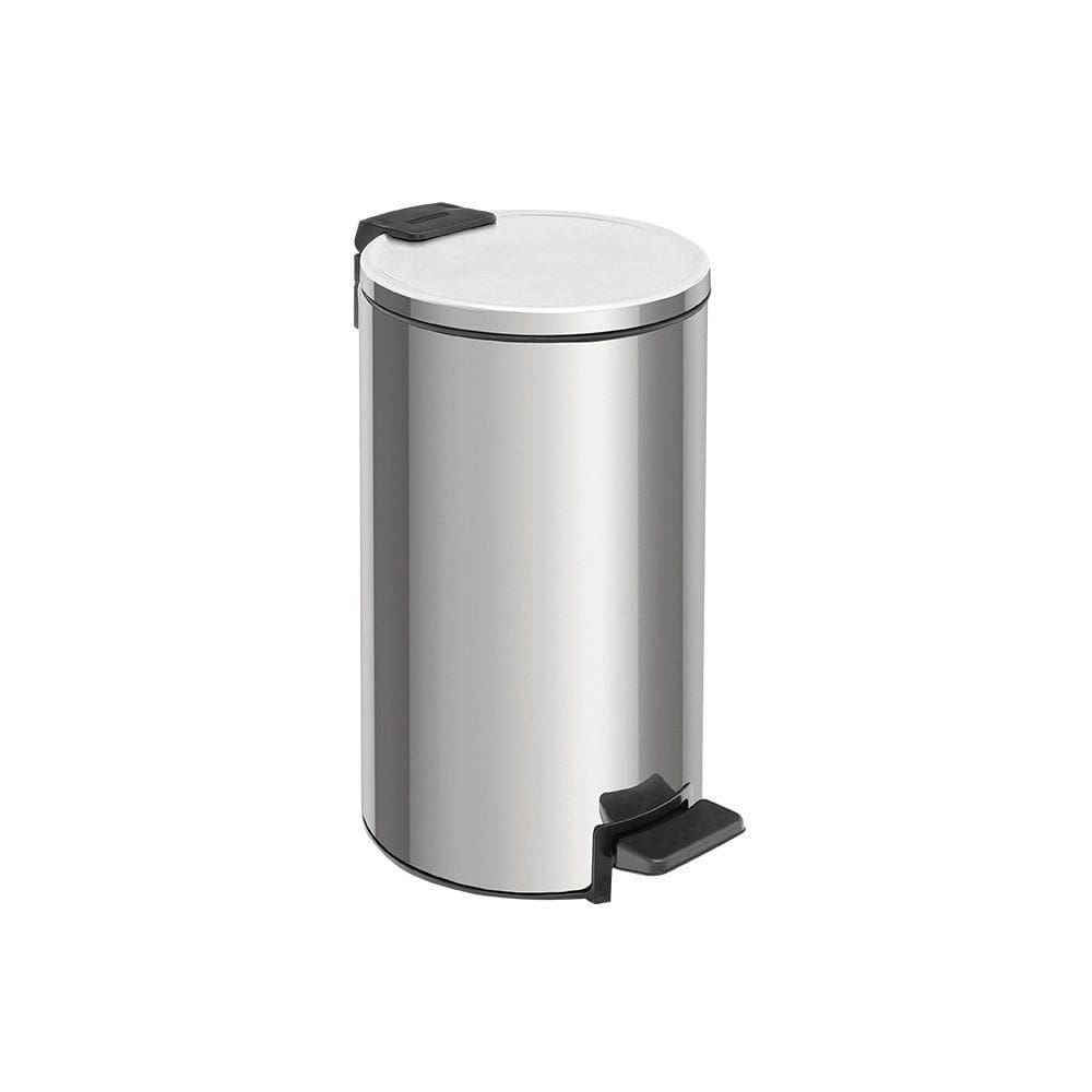 Lixeira Tramontina Loop com Pedal 5L Redonda Inox Polido