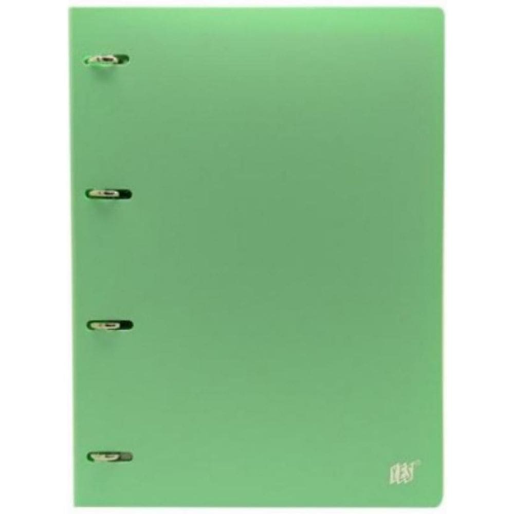 Fichário Argolado A4 Com Divisória Escolar Vd Pastel Yes Pm