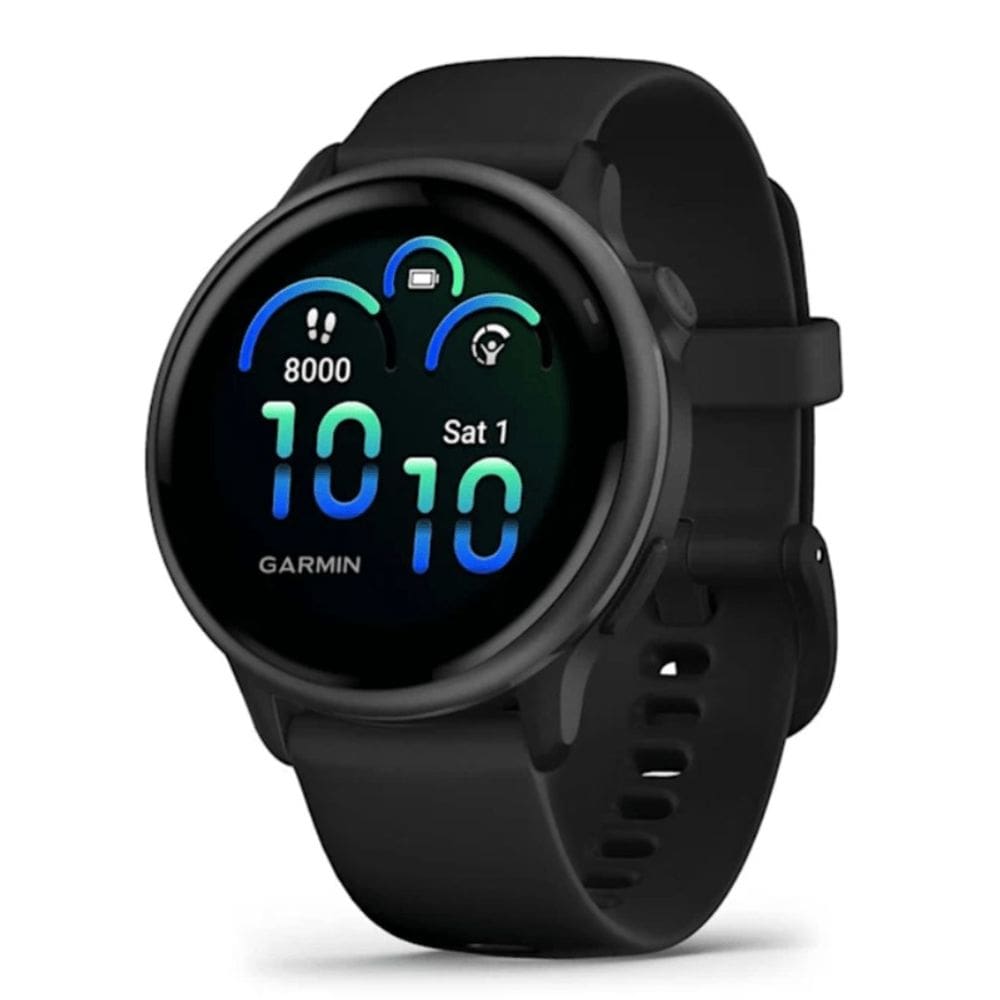 GPS Relógio Garmin Vívoactive 6 Preto com pulseira de silicone Preta