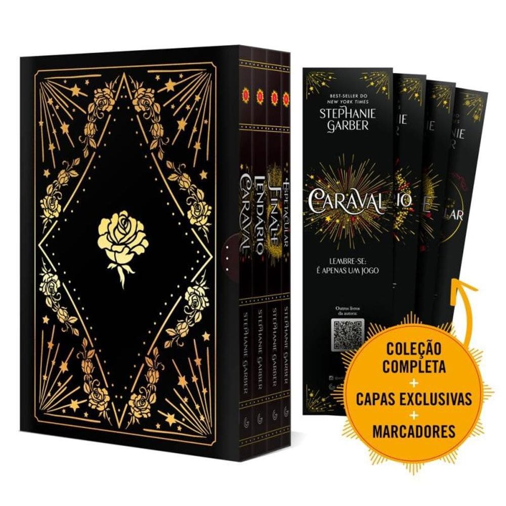 Caixa Caraval - Edição De Colecionador (Série Completa Com 4 Volumes) - (Caraval, Lendário, Finale E