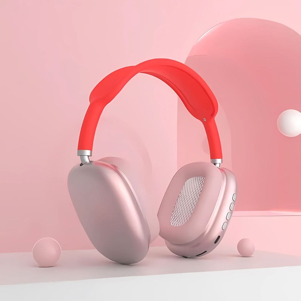 Fone Bluetooth Sem Fio Headphone Rádio FM Micro SD Rosa