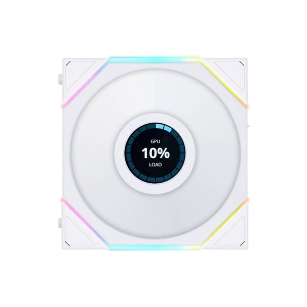 Fan Gamer Lian Li Uni Fan TL LCD Com Tela 120mm RGB Branco
