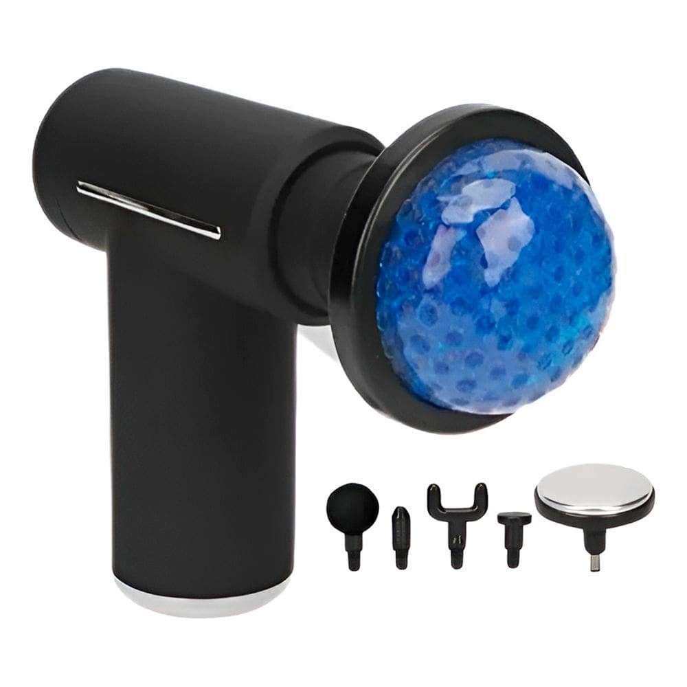 Pistola Massageadora Elétrica Muscular 6 Níveis Bivolt USB