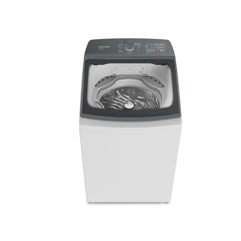 Máquina de Lavar Brastemp BWF18AB 18kg Cesto Inox com Ciclo Tira Manchas