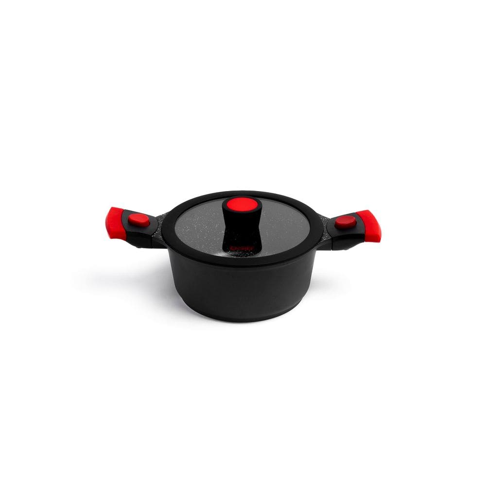 Panela Caçarola Antiaderente Em Mármore 20cm Autêntico Chef