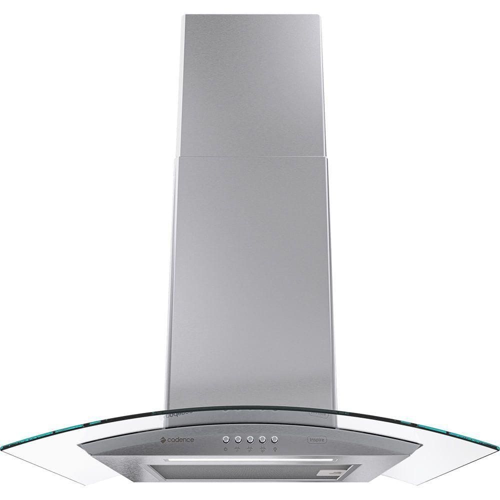 Coifa De Parede Cadence Inspire Vidro Curvo 60cm 110V