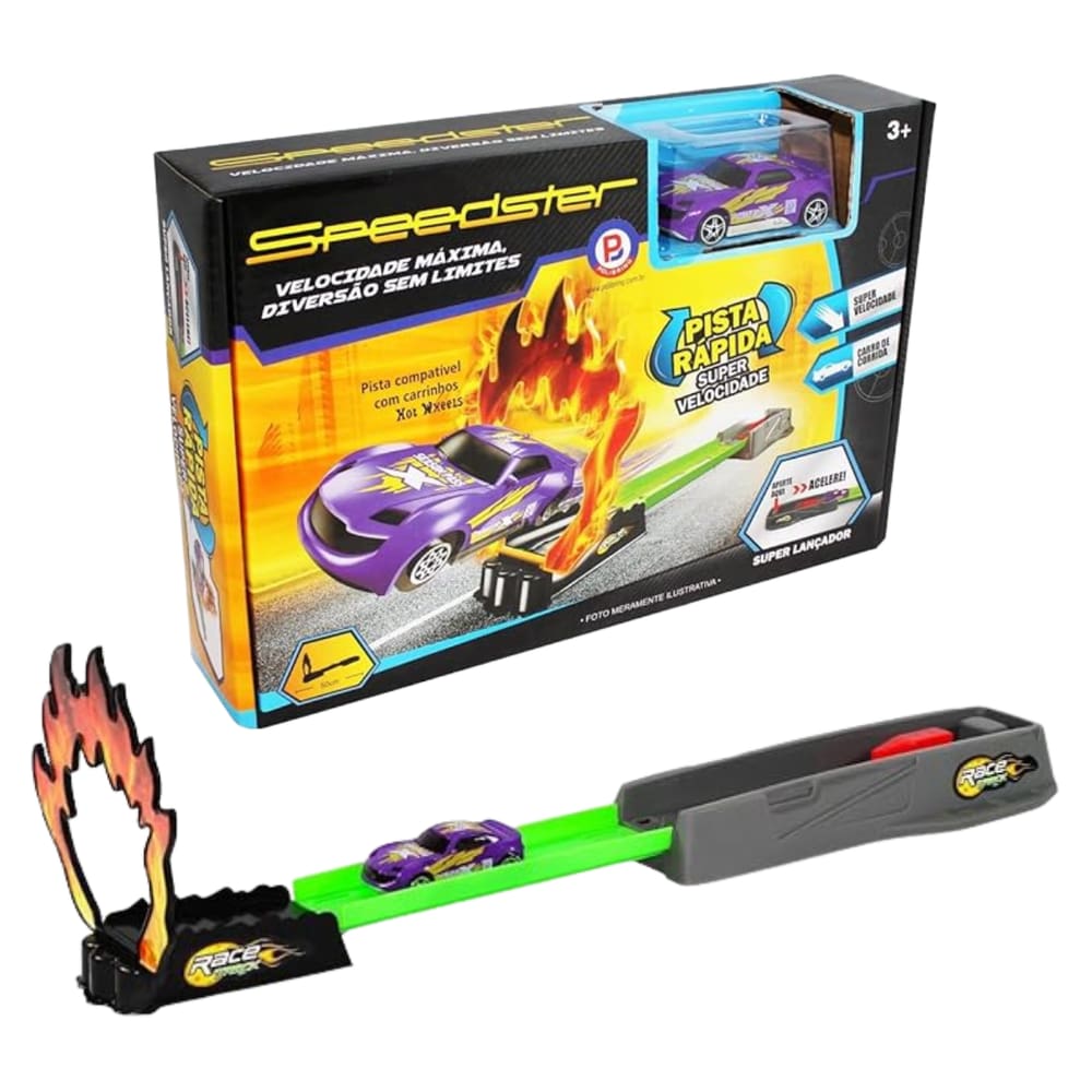 Pista Super Lançador Com Carrinho Speedster 7040