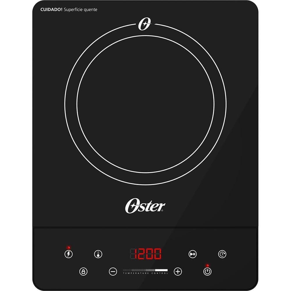 Cooktop De Indução 1 Boca Oster Touch Screen Portátil 110V