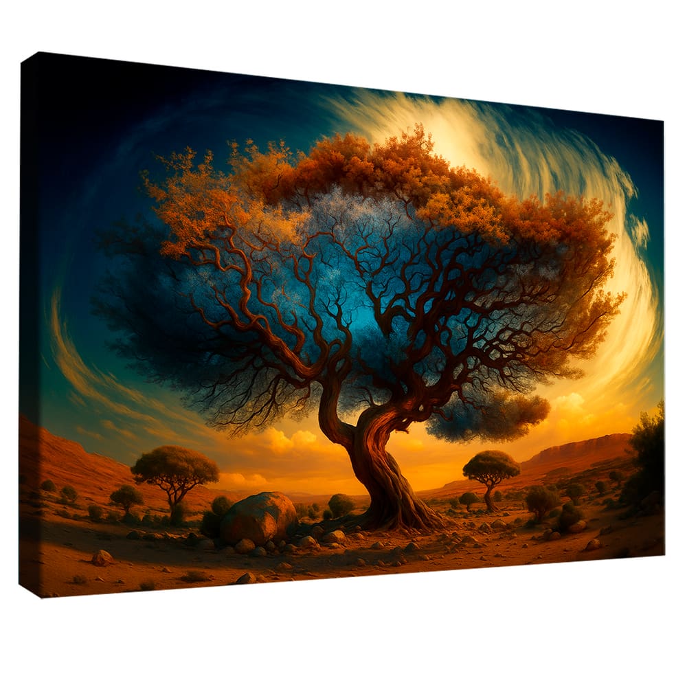 Quadro Decorativo Árvore no Deserto